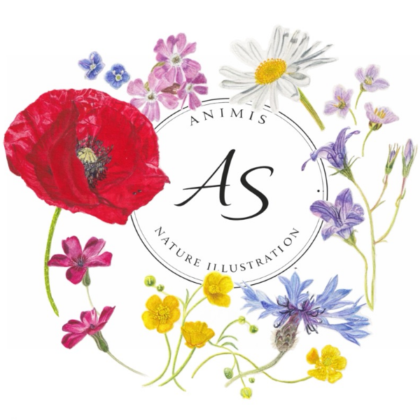 Logo in Blumen Animis